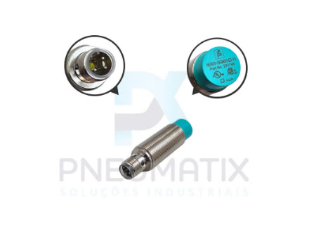 Sensor Ind. Cil. Diam. 18mm Sn:20mm PNP NA M12